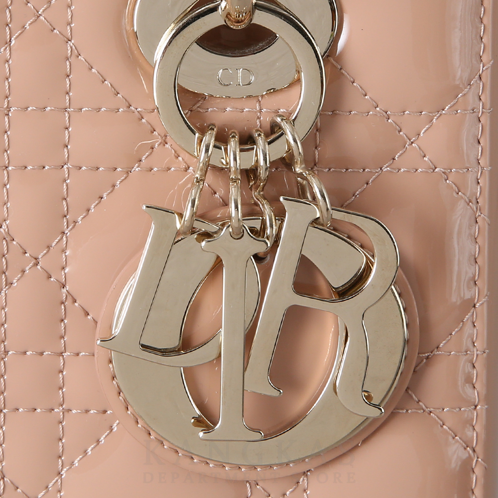 CHRISTIAN DIOR(USED)크리스찬디올 레이디디올 페이던트 스몰 핑크